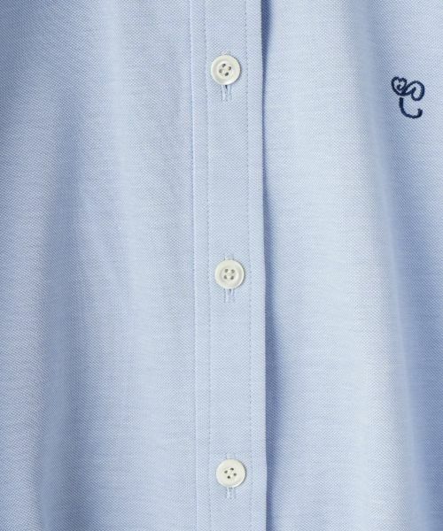 CARA O CRUZ / キャラ・オ・クルス シャツ・ブラウス | 洗える ワンポイントロゴ刺繍シャツ | 詳細29