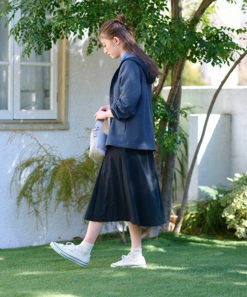 CARA O CRUZ / キャラ・オ・クルス ミニ・ひざ丈スカート | ウエスト伸縮フレアスカート | 詳細11