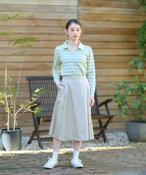 CARA O CRUZ / キャラ・オ・クルス ミニ・ひざ丈スカート | ウエスト伸縮フレアスカート | 詳細16