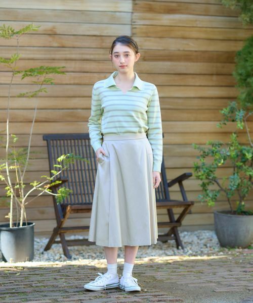 CARA O CRUZ / キャラ・オ・クルス ミニ・ひざ丈スカート | ウエスト伸縮フレアスカート | 詳細18