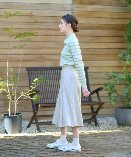 CARA O CRUZ / キャラ・オ・クルス ミニ・ひざ丈スカート | ウエスト伸縮フレアスカート | 詳細19