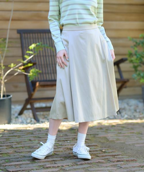 CARA O CRUZ / キャラ・オ・クルス ミニ・ひざ丈スカート | ウエスト伸縮フレアスカート | 詳細5