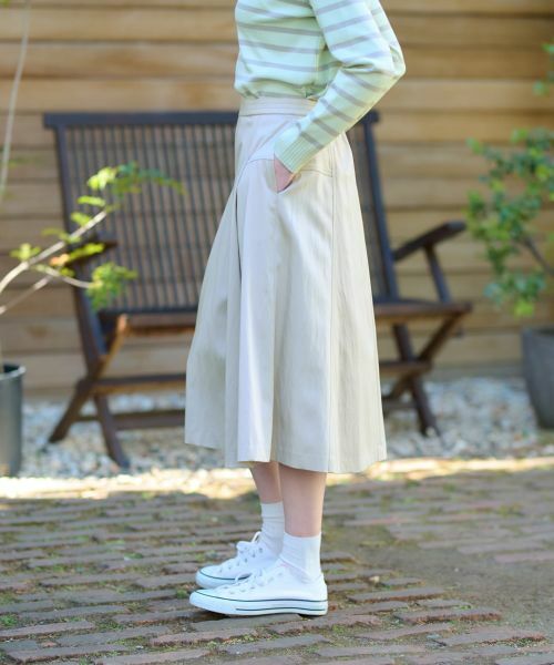 CARA O CRUZ / キャラ・オ・クルス ミニ・ひざ丈スカート | ウエスト伸縮フレアスカート | 詳細8