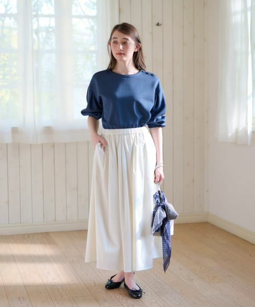 CARA O CRUZ / キャラ・オ・クルス ミニ・ひざ丈スカート | ウエストゴムスカート | 詳細15