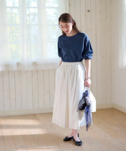 CARA O CRUZ / キャラ・オ・クルス ミニ・ひざ丈スカート | ウエストゴムスカート | 詳細16