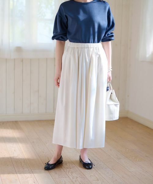 CARA O CRUZ / キャラ・オ・クルス ミニ・ひざ丈スカート | ウエストゴムスカート | 詳細5