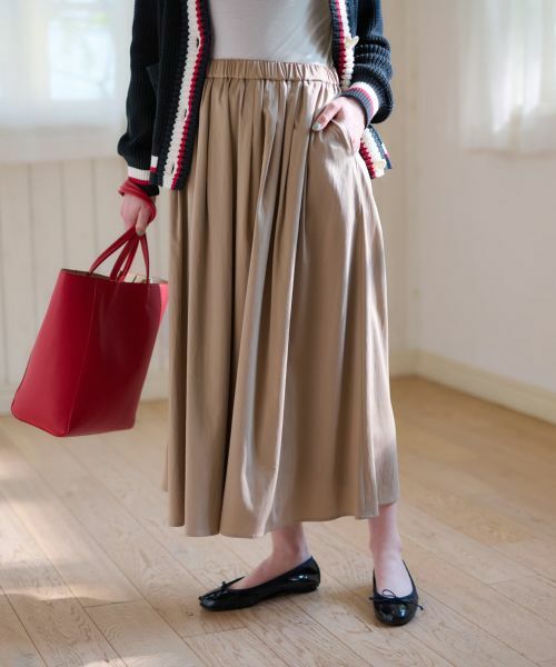 CARA O CRUZ / キャラ・オ・クルス ミニ・ひざ丈スカート | ウエストゴムスカート | 詳細8