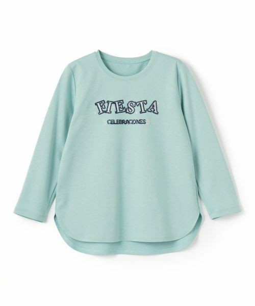 CARA O CRUZ / キャラ・オ・クルス カットソー | 洗える スパンコール刺繍のロゴTシャツ | 詳細22