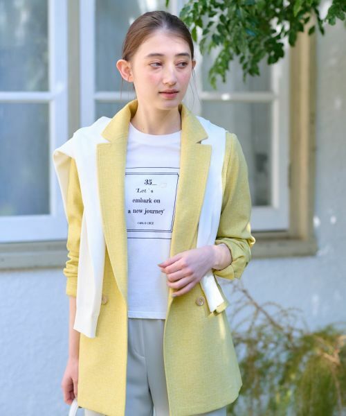 CARA O CRUZ / キャラ・オ・クルス テーラードジャケット | ダブルテーラードジャケット | 詳細1