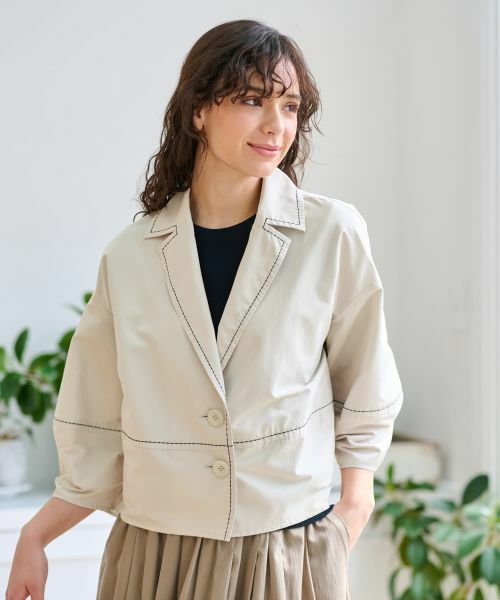 CARA O CRUZ / キャラ・オ・クルス テーラードジャケット | ステッチテーラードジャケット | 詳細18