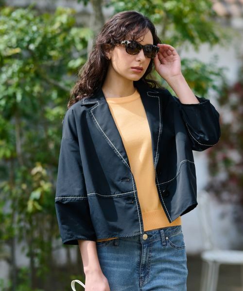 CARA O CRUZ / キャラ・オ・クルス テーラードジャケット | ステッチテーラードジャケット | 詳細2