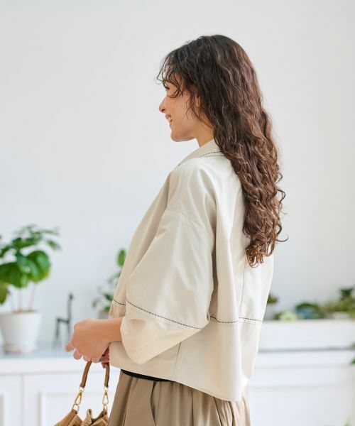 CARA O CRUZ / キャラ・オ・クルス テーラードジャケット | ステッチテーラードジャケット | 詳細21