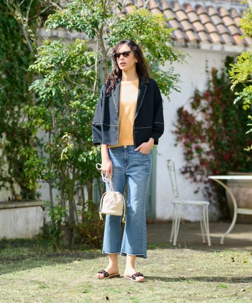 CARA O CRUZ / キャラ・オ・クルス テーラードジャケット | ステッチテーラードジャケット | 詳細4