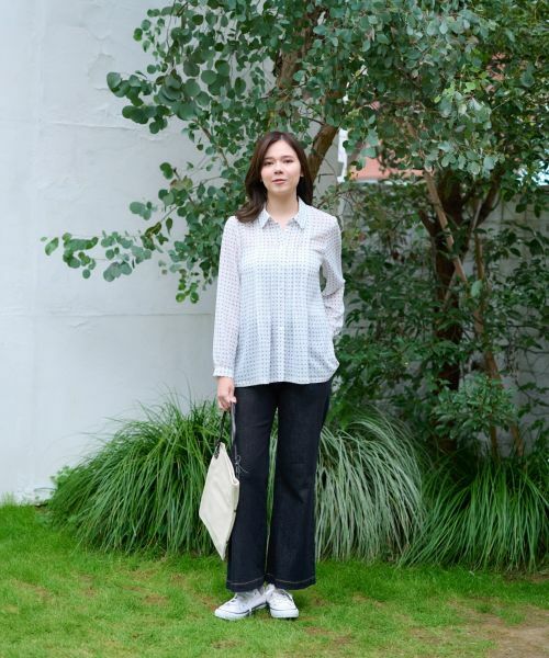 CARA O CRUZ / キャラ・オ・クルス シャツ・ブラウス | 洗える フラワーシャツ【SPRINTEX】 | 詳細10