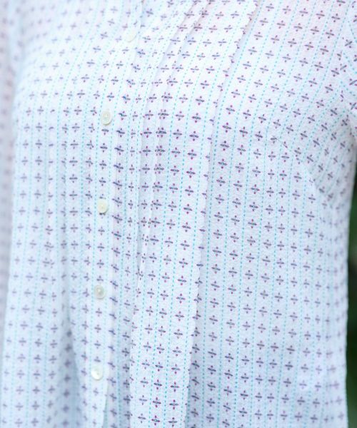 CARA O CRUZ / キャラ・オ・クルス シャツ・ブラウス | 洗える フラワーシャツ【SPRINTEX】 | 詳細15