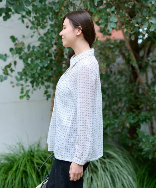 CARA O CRUZ / キャラ・オ・クルス シャツ・ブラウス | 洗える フラワーシャツ【SPRINTEX】 | 詳細2