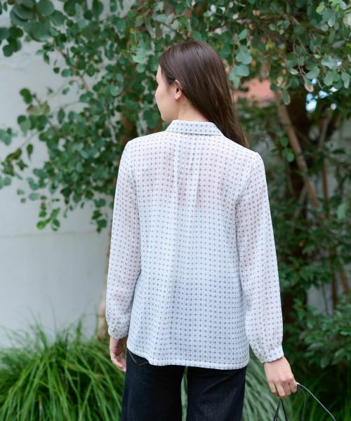 CARA O CRUZ / キャラ・オ・クルス シャツ・ブラウス | 洗える フラワーシャツ【SPRINTEX】 | 詳細3