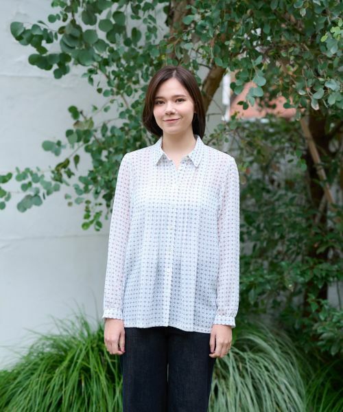 CARA O CRUZ / キャラ・オ・クルス シャツ・ブラウス | 洗える フラワーシャツ【SPRINTEX】 | 詳細4