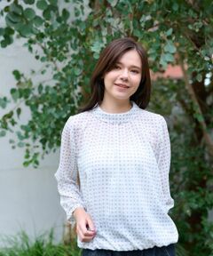 CARA O CRUZ / キャラ・オ・クルス シャツ・ブラウス | 洗える フラワーブラウス【SPRINTEX】