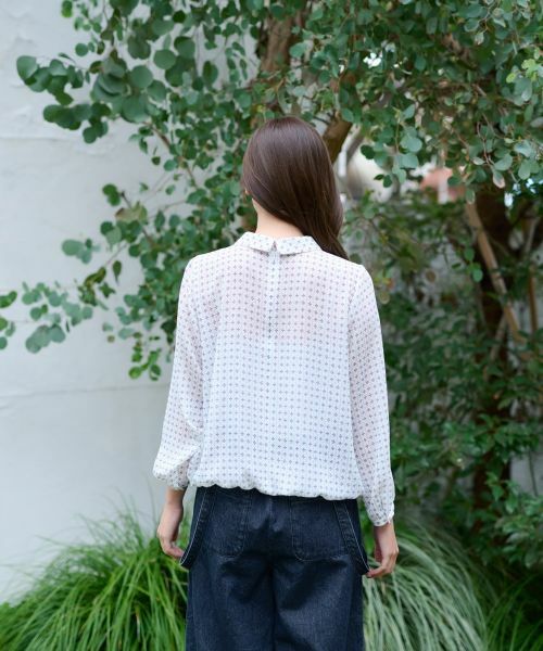 CARA O CRUZ / キャラ・オ・クルス シャツ・ブラウス | 洗える フラワーブラウス【SPRINTEX】 | 詳細6