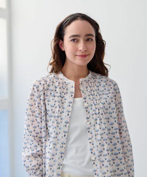 CARA O CRUZ / キャラ・オ・クルス シャツ・ブラウス | 洗えるフラワーブラウス【FASAC】 | 詳細1