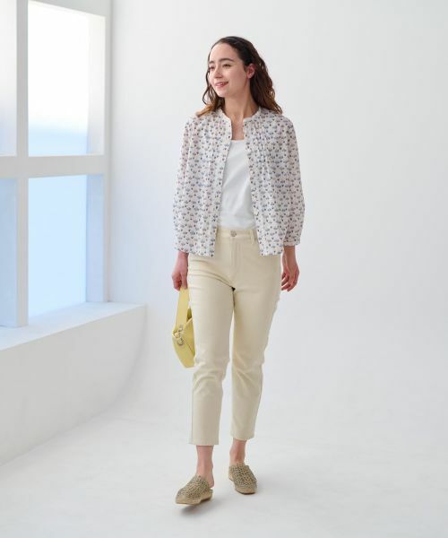 CARA O CRUZ / キャラ・オ・クルス シャツ・ブラウス | 洗えるフラワーブラウス【FASAC】 | 詳細10