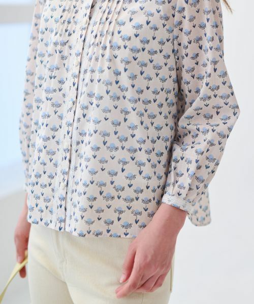 CARA O CRUZ / キャラ・オ・クルス シャツ・ブラウス | 洗えるフラワーブラウス【FASAC】 | 詳細17