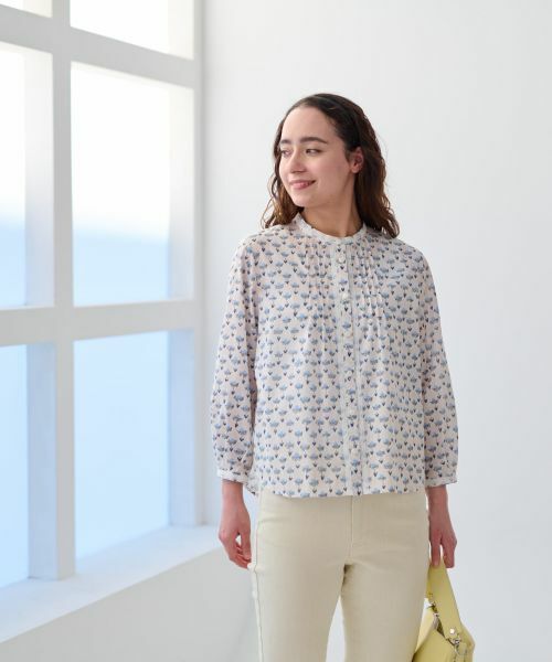 CARA O CRUZ / キャラ・オ・クルス シャツ・ブラウス | 洗えるフラワーブラウス【FASAC】 | 詳細6