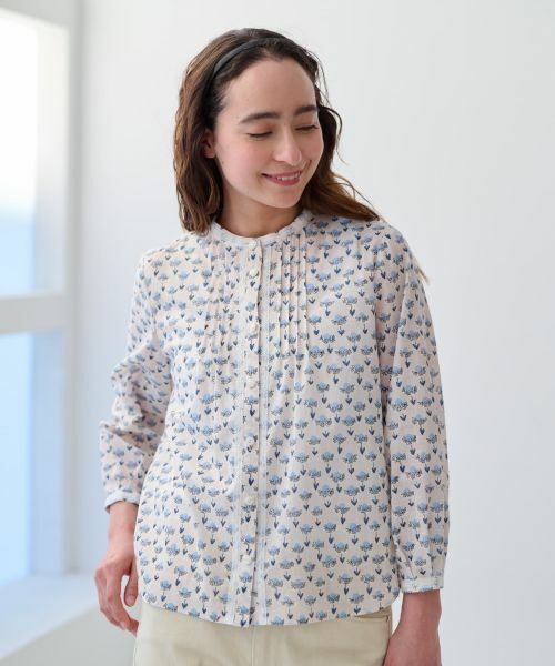 CARA O CRUZ / キャラ・オ・クルス シャツ・ブラウス | 洗えるフラワーブラウス【FASAC】 | 詳細8