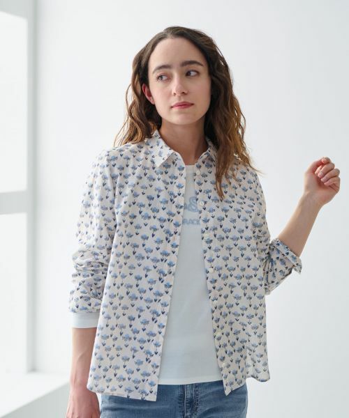 CARA O CRUZ / キャラ・オ・クルス シャツ・ブラウス | 洗えるフラワーシャツ【FASAC】 | 詳細1