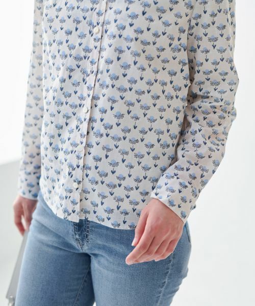 CARA O CRUZ / キャラ・オ・クルス シャツ・ブラウス | 洗えるフラワーシャツ【FASAC】 | 詳細14