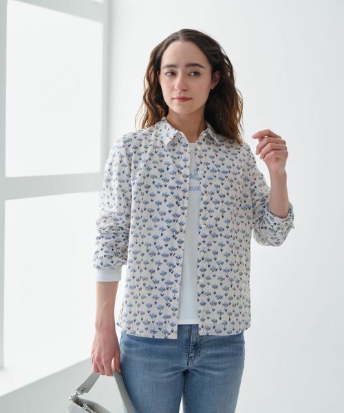 CARA O CRUZ / キャラ・オ・クルス シャツ・ブラウス | 洗えるフラワーシャツ【FASAC】 | 詳細3
