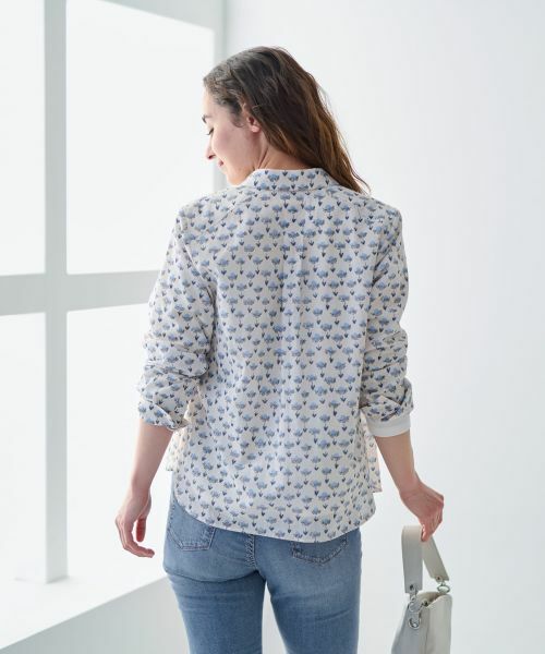 CARA O CRUZ / キャラ・オ・クルス シャツ・ブラウス | 洗えるフラワーシャツ【FASAC】 | 詳細6