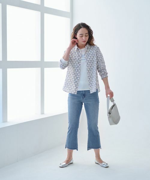CARA O CRUZ / キャラ・オ・クルス シャツ・ブラウス | 洗えるフラワーシャツ【FASAC】 | 詳細9