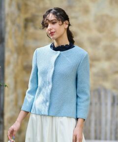 CARA O CRUZ / キャラ・オ・クルス カーディガン・ボレロ | クルーネックカーディガン【ANNECLAIRE】