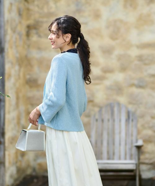 CARA O CRUZ / キャラ・オ・クルス カーディガン・ボレロ | クルーネックカーディガン【ANNECLAIRE】 | 詳細12