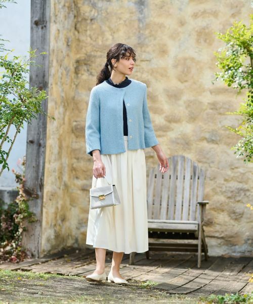 CARA O CRUZ / キャラ・オ・クルス カーディガン・ボレロ | クルーネックカーディガン【ANNECLAIRE】 | 詳細14