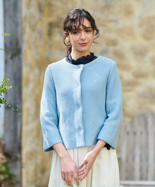 CARA O CRUZ / キャラ・オ・クルス カーディガン・ボレロ | クルーネックカーディガン【ANNECLAIRE】 | 詳細8