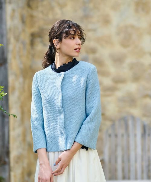 CARA O CRUZ / キャラ・オ・クルス カーディガン・ボレロ | クルーネックカーディガン【ANNECLAIRE】 | 詳細9