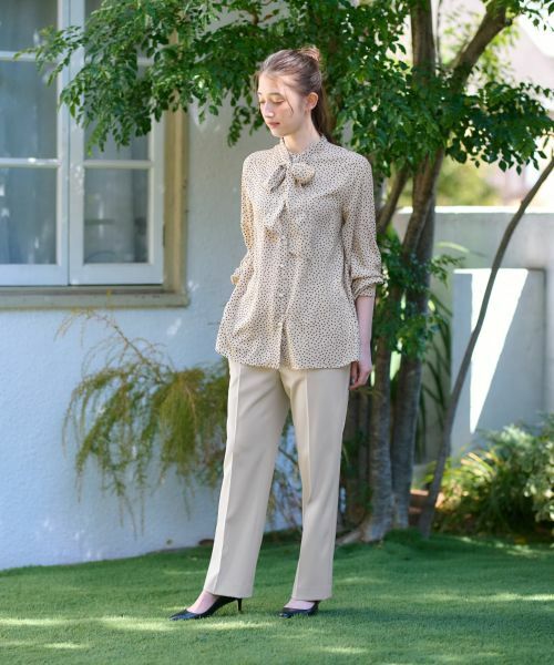 CARA O CRUZ / キャラ・オ・クルス シャツ・ブラウス | 洗える ドットボウタイブラウス | 詳細15