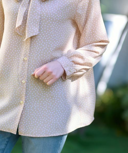 CARA O CRUZ / キャラ・オ・クルス シャツ・ブラウス | 洗える ドットボウタイブラウス | 詳細24