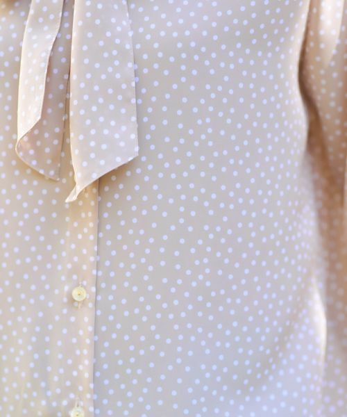 CARA O CRUZ / キャラ・オ・クルス シャツ・ブラウス | 洗える ドットボウタイブラウス | 詳細25