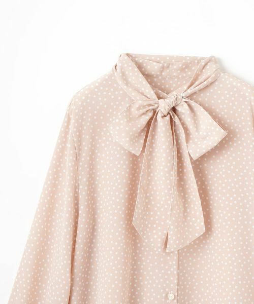 CARA O CRUZ / キャラ・オ・クルス シャツ・ブラウス | 洗える ドットボウタイブラウス | 詳細29