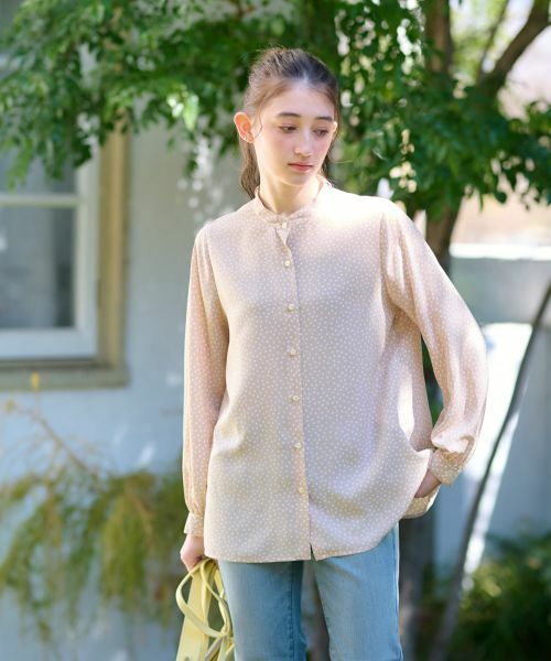 CARA O CRUZ / キャラ・オ・クルス シャツ・ブラウス | 洗える ドットボウタイブラウス | 詳細7