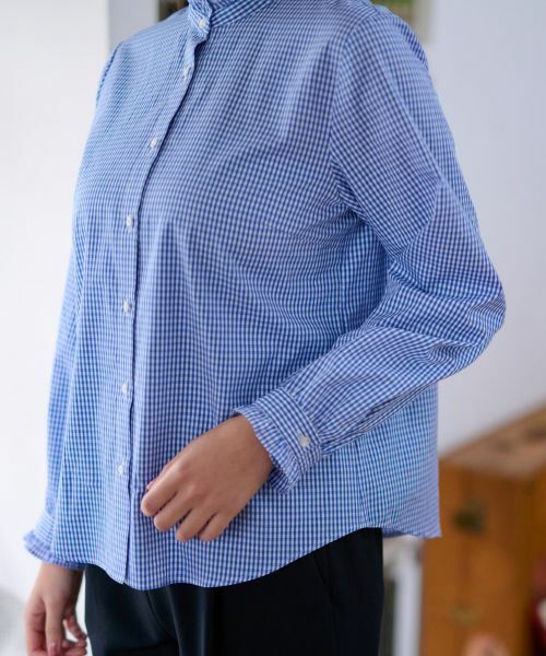 CARA O CRUZ / キャラ・オ・クルス シャツ・ブラウス | 洗える ギンガムチェックのブラウス【PROFILO】 | 詳細16