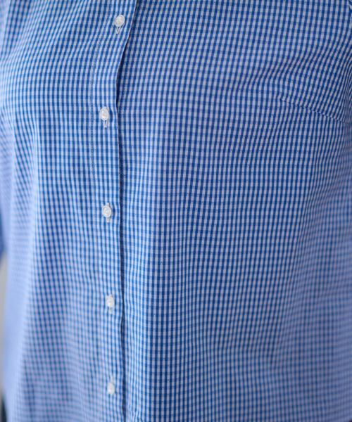 CARA O CRUZ / キャラ・オ・クルス シャツ・ブラウス | 洗える ギンガムチェックのブラウス【PROFILO】 | 詳細17