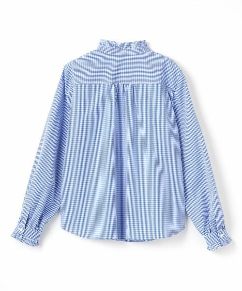 CARA O CRUZ / キャラ・オ・クルス シャツ・ブラウス | 洗える ギンガムチェックのブラウス【PROFILO】 | 詳細19