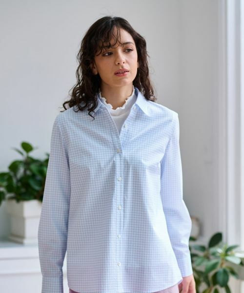 CARA O CRUZ / キャラ・オ・クルス シャツ・ブラウス | 洗える 幾何学柄プリントシャツ【MATCH POINT】 | 詳細1