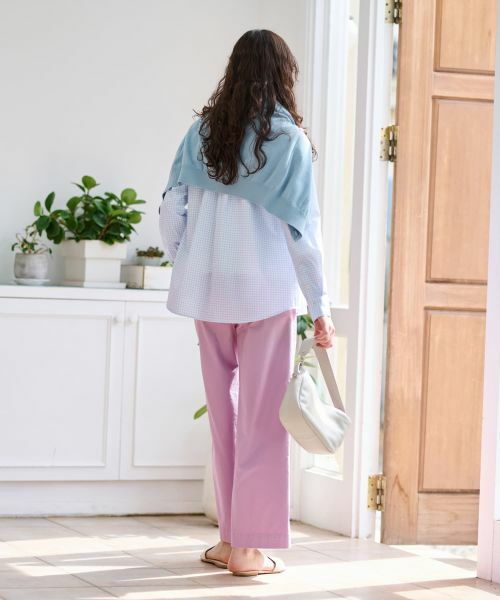 CARA O CRUZ / キャラ・オ・クルス シャツ・ブラウス | 洗える 幾何学柄プリントシャツ【MATCH POINT】 | 詳細11