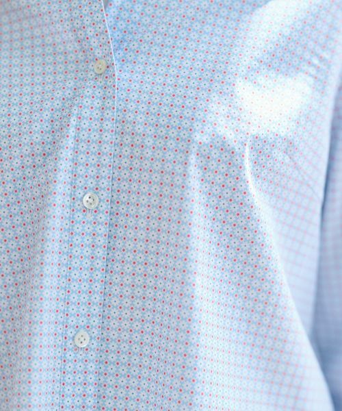 CARA O CRUZ / キャラ・オ・クルス シャツ・ブラウス | 洗える 幾何学柄プリントシャツ【MATCH POINT】 | 詳細14